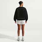 Playera oversized con estampado para mujer Nike Studio Fleece Medium Weight