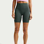 Nike Zenvy Cykelshorts med hög midja 20 cm för kvinnor