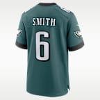 DeVonta Smith Philadelphia Eagles Men's Nike NFL Game Jersey