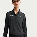 ACG "Aireez" Women's Button-Up Long-Sleeve Graphic Trail Running Top