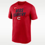 Cincinnati Reds City Connect Team Phrase Script Men's Nike Dri-FIT MLB T-Shirt