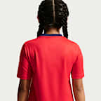 Playera de futbol de manga corta Nike Dri-FIT del C.D. Guadalajara local 2026/27 para niños talla grande
