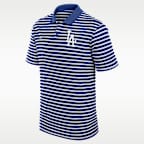 Los Angeles Dodgers Striped Victory Men's Nike Dri-FIT MLB Polo