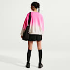 Nike Studio Fleece Lightweight Big Kids' (Girls') Oversized Graphic Crew