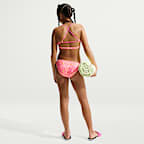 Conjunto de bikini con cordones para niña talla grande Natación Nike