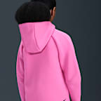 Sudadera con gorro de cierre completo para niña Nike Sportswear Tech Fleece
