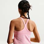 Camiseta de tirantes de cuello alto para niña Nike