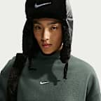 Nike Studio Fleece Medium Weight Women's Oversized Mock-Neck Sweatshirt