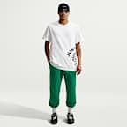 Pants de tejido Fleece cepillado con puños para hombre Nike Club