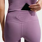 Nike Zenvy Women's High-Waisted Flared Leggings with No Front Seam