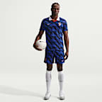 FFF 2026/27 Match Home Men's Nike Aero-FIT Soccer Authentic Shorts