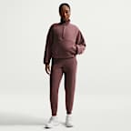 Playera Dri-FIT oversized de medio cierre para mujer Nike 24.7 ImpossiblySoft