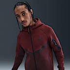 Chamarra Windrunner de tejido Fleece de cierre completo para hombre Nike Tech
