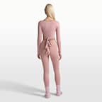 NikeSKIMS Stretch Knit Women's Long-Sleeve Wrap Top