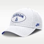 Gorra universitaria Nike Dri-FIT con estructura A-Frame ajustable para hombre Duke Legacy Letter & Location Rise