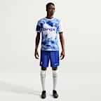 Chelsea FC Nike Dri-FIT-fotballoverdel for oppvarming til herre