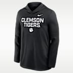 Clemson Sideline Men's Nike Dri-FIT College Long-Sleeve Hooded Top
