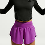 Nike Flow Women's Dri-FIT High-Waisted 2-in-1 Running Shorts