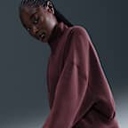 Playera Dri-FIT oversized de medio cierre para mujer Nike 24.7 ImpossiblySoft