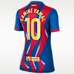 Lamine Yamal Barcelona 2025/26 Stadium Fourth Women's Nike Dri-FIT Soccer Jersey