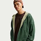 Nike Club Men's Oversized Fleece Full-Zip Reversible Hoodie