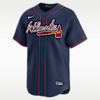Jersey Nike Dri-FIT ADV de la MLB Limited para hombre Atlanta Braves