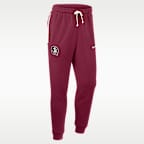 Pants universitarios Nike Dri-FIT entallados para hombre Florida State Sideline