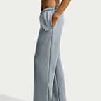 Nike Studio Fleece Sport Women's Dri-FIT Mid-Rise Open-Hem Pants