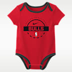 Nike "Chicago Bulls" Baby NBA Bodysuit (2-Pack)
