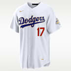 Shohei Ohtani Los Angeles Dodgers 2025 World Series Champion Gold Series Men's Nike MLB Stadium Jersey