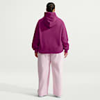 Sudadera con gorro sin cierre oversized para mujer Nike Studio Fleece Medium Weight