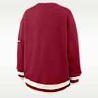 Sudadera de cuello redondo sin cierre universitaria Nike para mujer Alabama Legacy