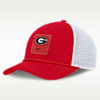 Georgia Sideline Gameday Rope Men's Nike College Trucker Adjustable Hat