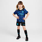 Inter Milan 2025/26 Stadium Home Younger Kids' Nike Football Replica 3-Piece Kit