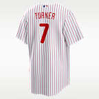 MLB Philadelphia Phillies (Trea Turner) Men's Replica Baseball Jersey