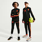 Ποδοσφαιρική πλεκτή φόρμα Nike Dri-FIT Κάτω Χώρες Strike για μεγάλα παιδιά