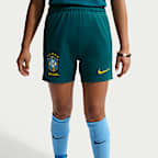 Fotbollsshorts Brasilien Academy Pro Nike Dri-FIT för ungdom
