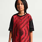 Playera de manga corta para niños talla grande Portland Trail Blazers Nike Edge 26