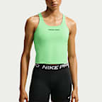 Damska koszulka bez rękawów ze stanikiem sportowym z wkładkami zapewniającym średnie wsparcie Nike Pro Sculpt