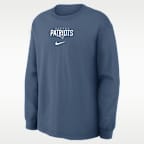 Playera de manga larga Nike de la NFL para hombre New England Patriots Rivalries Collection Max90