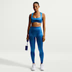 Bra con scollo arrotondato aperto NikeSKIMS Satin Shine – Donna