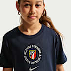 Atlético Madrid Older Kids' Nike Football T-Shirt