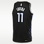Jersey Nike de la NBA Swingman para niños talla grande Kyrie Irving Dallas Mavericks City Edition