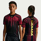 Canada Big Kids' Nike Dri-FIT Soccer Pre-Match Short-Sleeve Top