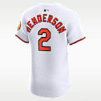 Jersey Nike Dri-FIT ADV de la MLB Elite para hombre Gunnar Henderson Baltimore Orioles