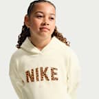 Nike Sportswear Studio Big Kids' (Girls') Oversized Fleece Pullover Hoodie