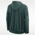 Michigan State Sideline Anorak Men's Nike College 1/2-Zip Hooded Jacket