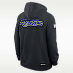 Los Angeles Rams Rivalries Collection Sideline Men's Nike Dri-FIT NFL Pullover Hoodie