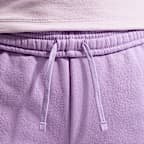Pants con dobladillo abierto para niña Nike Sportswear Studio Fleece