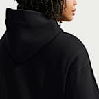 Nike Studio Fleece Medium Weight Women's Oversized Pullover Logo Hoodie